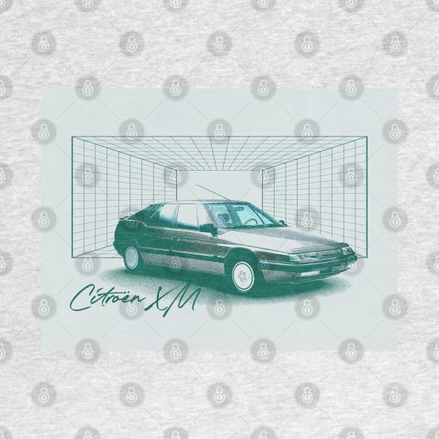 Citroen XM ---- 90s Style Vintage Aesthetic Car Design by unknown_pleasures